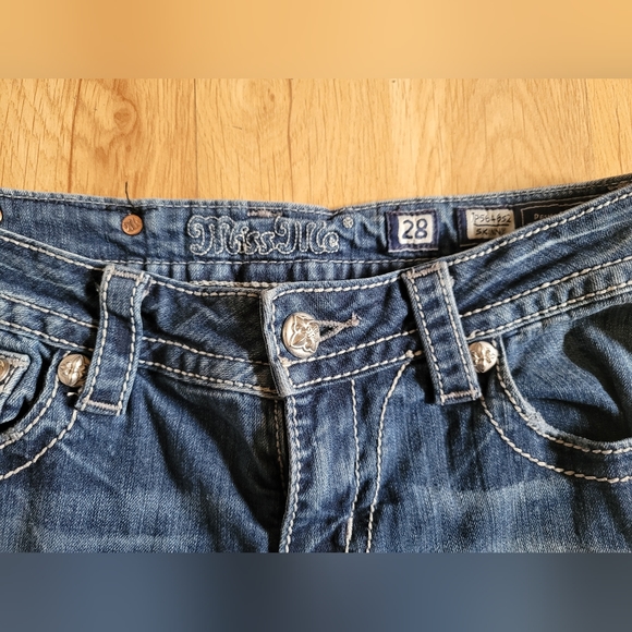 Women's Miss Me Rhinstone Skinny Jeans - Picture 2 of 7